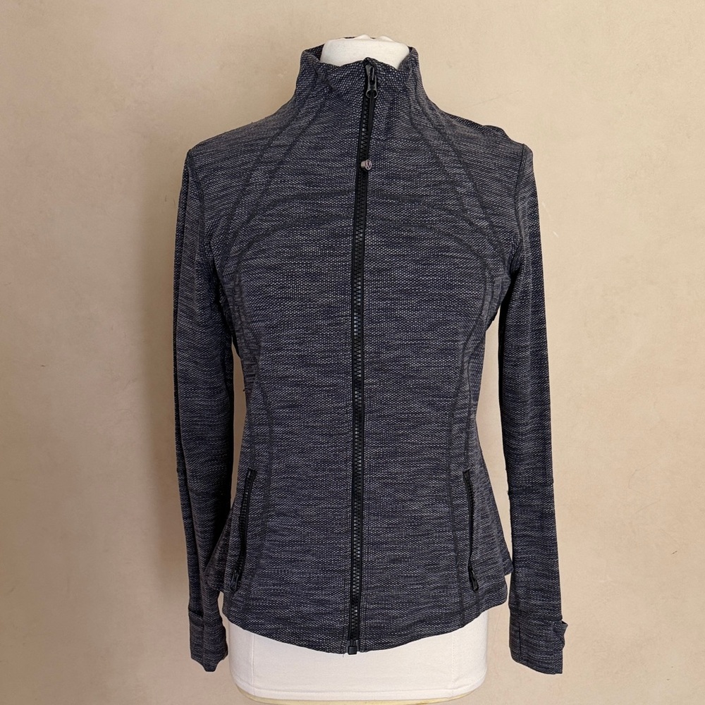 lululemon athletica Women's Heathered Charcoal Zip-Up Jacket